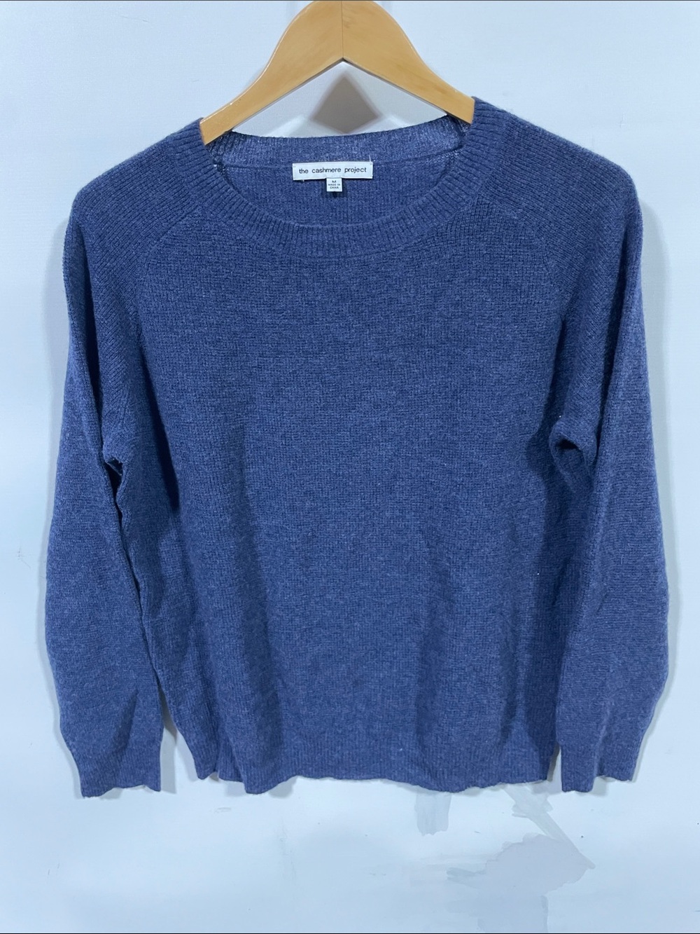 Women’s 100% cashmere Crewneck Sweater - Blue